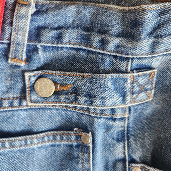 Vtg 80s 90s Be Bop High Rise Button Fly Jeans 100% Cotton USA Made Sz 9 (30×32) - Picture 5 of 15